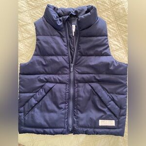 GAP Kids Dark Blue Quilted Vest size 4